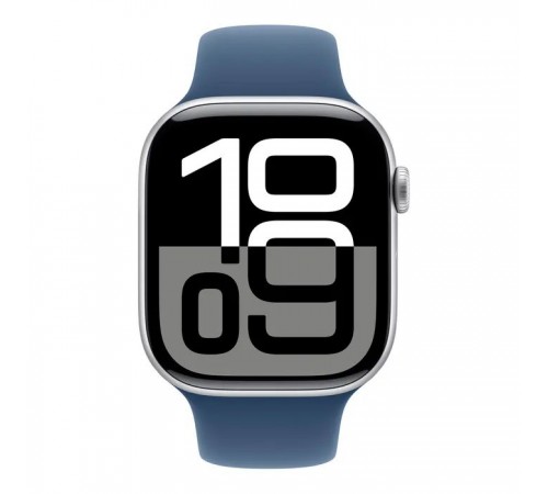 Смарт-годинник Apple Watch Series 10 GPS 46mm Silver Aluminium Case with Denim Sport Band - S/M (MWWL3QH/A) Смарт-годинник Apple Watch Series 10 GPS 46mm Silver Aluminium Case with Denim Sport Band - S/M (MWWL3QH/A)