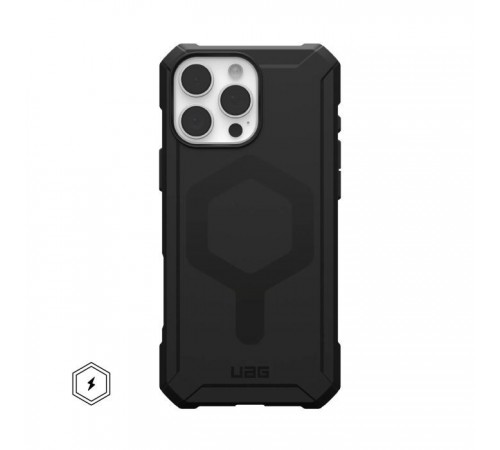 Чохол до мобільного телефона UAG iPhone 16 Pro Max Essential Armor Magsafe Black (114449114040) Чохол до мобільного телефона UAG iPhone 16 Pro Max Essential Armor Magsafe Black (114449114040)
