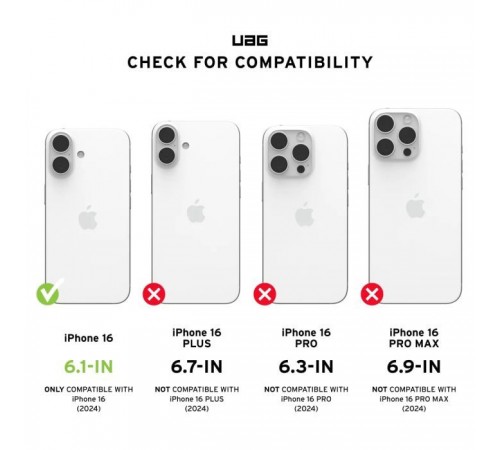 Чехол для мобильного телефона UAG iPhone 16 Monarch Pro Magsafe Carbon Fiber (114458114242) Чехол для мобильного телефона UAG iPhone 16 Monarch Pro Magsafe Carbon Fiber (114458114242)