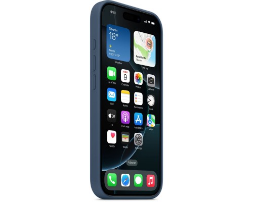 Чохол до мобільного телефона Apple iPhone16 Pro Silicone Case with MagSafe - Denim (MYYK3ZM/A) Чохол до мобільного телефона Apple iPhone16 Pro Silicone Case with MagSafe - Denim (MYYK3ZM/A)