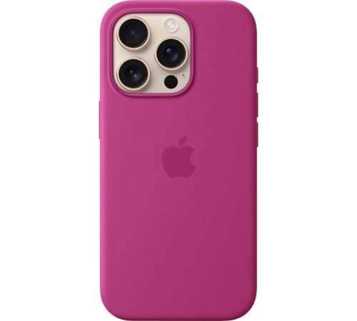 Чехол для мобильного телефона Apple iPhone16 Pro Silicone Case with MagSafe - Fuchsia (MYYN3ZM/A) Чехол для мобильного телефона Apple iPhone16 Pro Silicone Case with MagSafe - Fuchsia (MYYN3ZM/A)