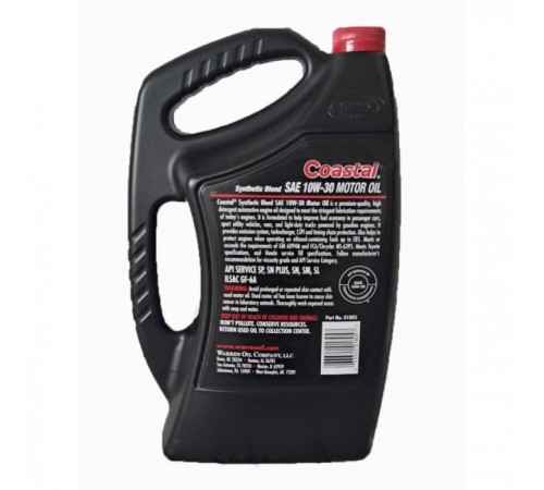 Моторна олива Coastal Synthetic blend 10W-30, 4,73л Моторна олива Coastal Synthetic blend 10W-30, 4,73л