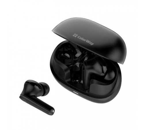 Наушники ColorWay Slim TWS-1 Earbuds Long Life Black (CW-TWS1BK1) Наушники ColorWay Slim TWS-1 Earbuds Long Life Black (CW-TWS1BK1)