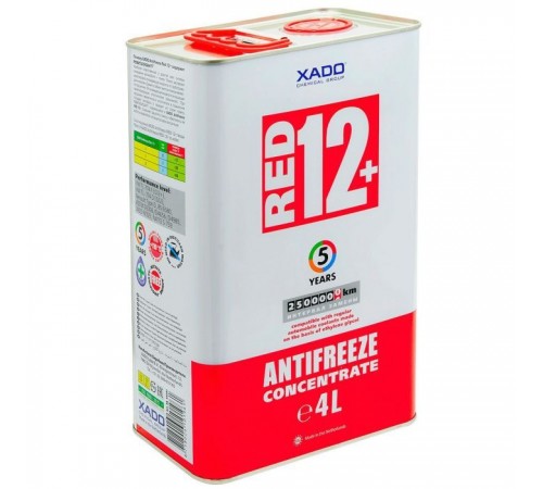 Антифриз Xado Red 12+ 4л (XA 50301_1) Антифриз Xado Red 12+ 4л (XA 50301_1)