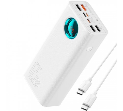 Батарея универсальная Baseus Amblight 26800mAh 65W OE, white (P10022402223-00) Батарея универсальная Baseus Amblight 26800mAh 65W OE, white (P10022402223-00)