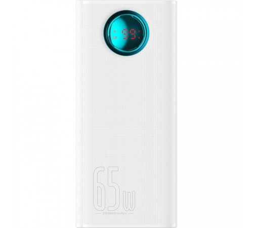 Батарея универсальная Baseus Amblight 26800mAh 65W OE, white (P10022402223-00) Батарея универсальная Baseus Amblight 26800mAh 65W OE, white (P10022402223-00)