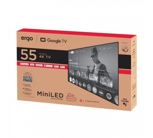 Телевизор Ergo 55MQ90PRO Телевизор Ergo 55MQ90PRO
