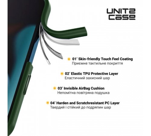 Чохол до мобільного телефона Armorstandart UNIT2 Google Pixel 9 / 9 Pro Green (ARM80903)