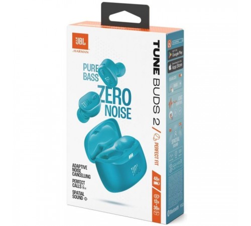 Навушники JBL Tune Buds 2 Turquoise (JBLTBUDS2TQE) Навушники JBL Tune Buds 2 Turquoise (JBLTBUDS2TQE)