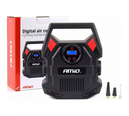 Автомобильный компрессор AMiO 12V ACOMP-17 (02642) Автомобильный компрессор AMiO 12V ACOMP-17 (02642)