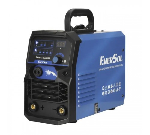 Зварювальний апарат Enersol напіватомат, 20-140 A, 6.1 кВт (EWM-140AMDS) Зварювальний апарат Enersol напіватомат, 20-140 A, 6.1 кВт (EWM-140AMDS)