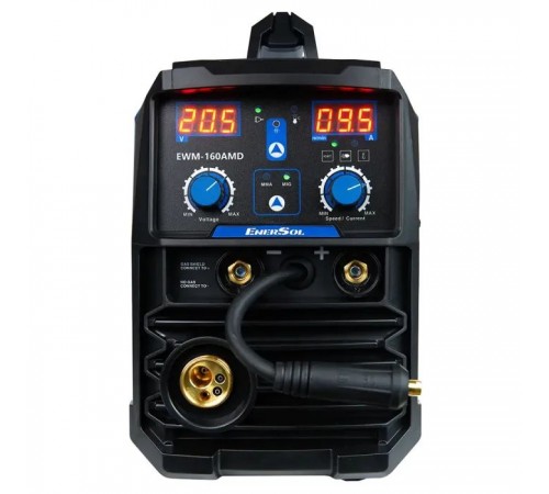 Сварочный аппарат Enersol Полуатомат, 20-160 A, 7,2 кВт. (EWM-160AMD) Сварочный аппарат Enersol Полуатомат, 20-160 A, 7,2 кВт. (EWM-160AMD)