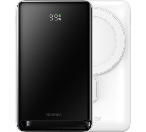 Батарея универсальная Baseus Magnetic Bracket 10000mAh 20W, White (PPCXZ10) (PPCX000002) Батарея универсальная Baseus Magnetic Bracket 10000mAh 20W, White (PPCXZ10) (PPCX000002)