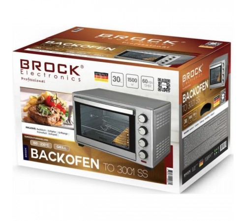Електропіч Brock TO 3001 SS Електропіч Brock TO 3001 SS
