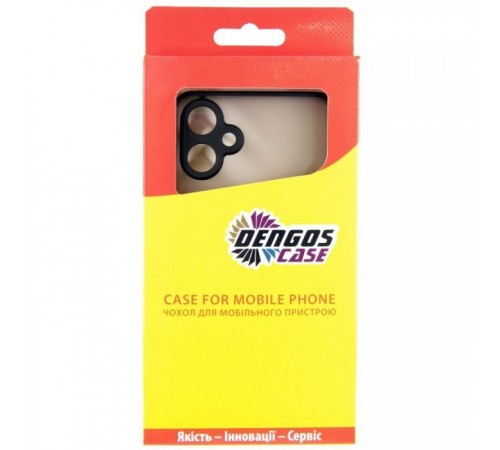Чохол до мобільного телефона Dengos Matte Samsung Galaxy A06 (Black) (DG-TPU-MATT-157) Чохол до мобільного телефона Dengos Matte Samsung Galaxy A06 (Black) (DG-TPU-MATT-157)