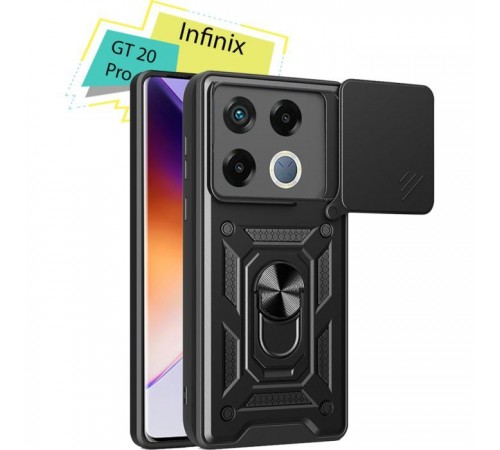 Чохол до мобільного телефона BeCover Military Infinix GT 20 Pro (X6871) Black (713045) Чохол до мобільного телефона BeCover Military Infinix GT 20 Pro (X6871) Black (713045)