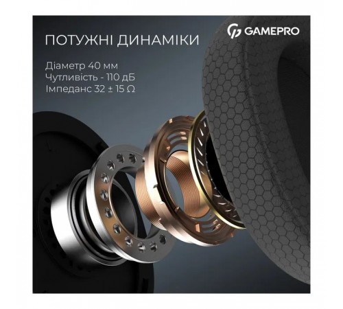 Навушники GamePro Asgard Bragi 7.1 RGB Tri-Mod Black (HSW250B)