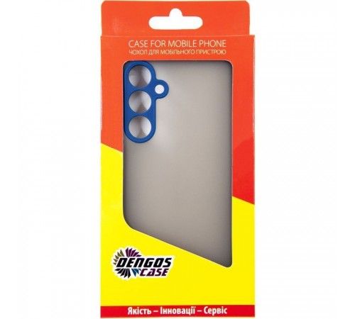 Чохол до мобільного телефона Dengos Matte Samsung Galaxy M55 5G (Blue) (DG-TPU-MATT-159) Чохол до мобільного телефона Dengos Matte Samsung Galaxy M55 5G (Blue) (DG-TPU-MATT-159)
