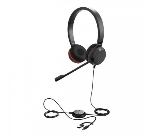 Навушники Jabra Evolve 30 II MS USB Type-C/Type-A Stereo Black (5399-823-369)