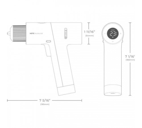 Шуруповерт Xiaomi HOTO 12V Brushless Drill Black (QWLDZ001) Шуруповерт Xiaomi HOTO 12V Brushless Drill Black (QWLDZ001)
