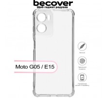Чохол до мобільного телефона BeCover Anti-Shock Motorola Moto G05 / E15 Clear (713470)