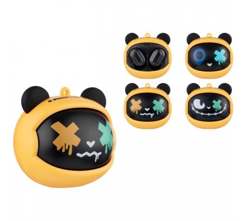 Навушники XoKo G05-face changing TWS Yellow-Black (G05-YEBK) Навушники XoKo G05-face changing TWS Yellow-Black (G05-YEBK)