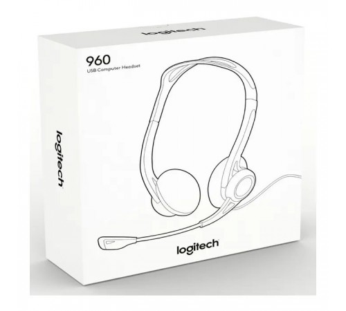 Наушники Logitech PC 960 Stereo Headset USB (981-000100) Наушники Logitech PC 960 Stereo Headset USB (981-000100)