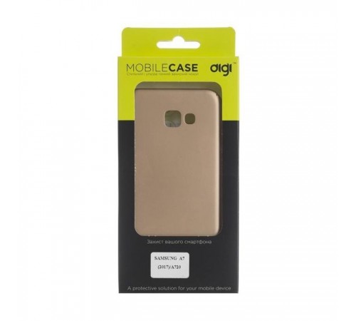 Чехол для мобильного телефона Digi для SAMSUNG A7 (2017)/A720 - Soft touch PC (Gold) (6330590) Чехол для мобильного телефона Digi для SAMSUNG A7 (2017)/A720 - Soft touch PC (Gold) (6330590)