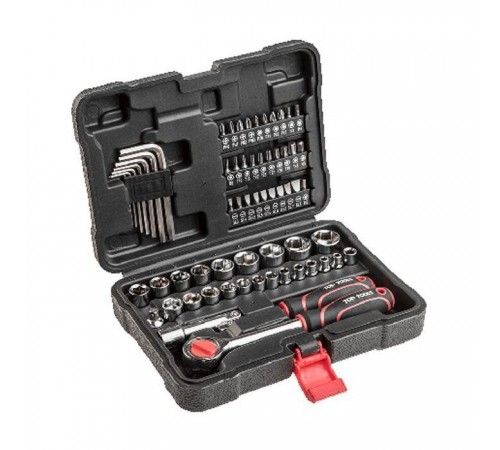 Набір інструментів Top Tools торцевих гайкових ключів 3/8, 63 ед. (38D515) Набір інструментів Top Tools торцевих гайкових ключів 3/8, 63 ед. (38D515)