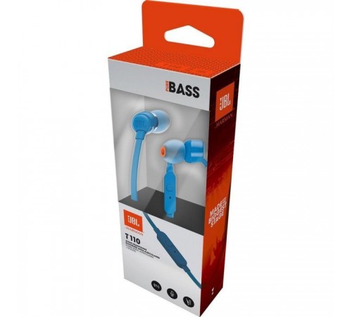 Наушники JBL T110 Blue (JBLT110BLU) Наушники JBL T110 Blue (JBLT110BLU)