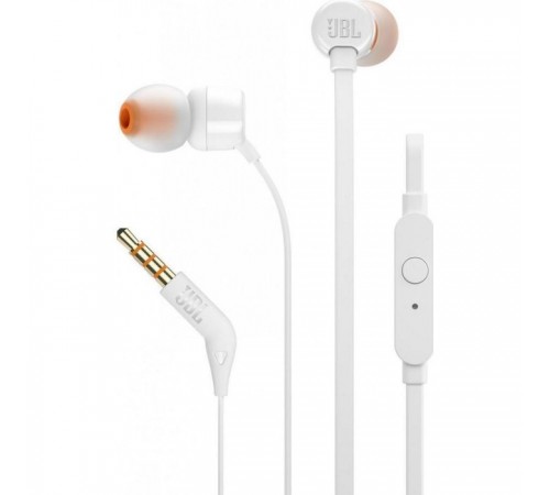 Наушники JBL T110 White (T110WHT) Наушники JBL T110 White (T110WHT)