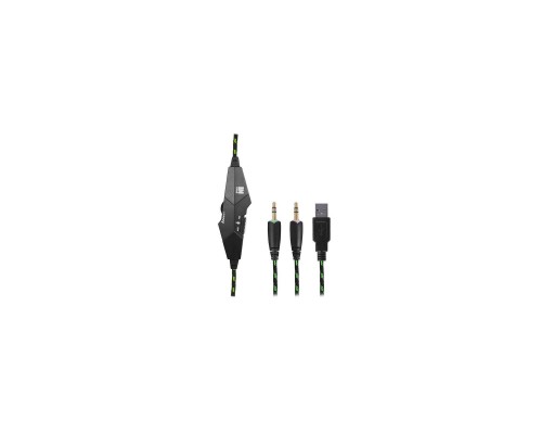 Навушники Gemix N2 LED Black-Green Gaming Навушники Gemix N2 LED Black-Green Gaming