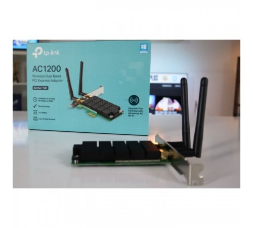 Ретранслятор TP-Link Archer T4E AC1200, PCI Express, Beamforming (ARCHER-T4E) Ретранслятор TP-Link Archer T4E AC1200, PCI Express, Beamforming (ARCHER-T4E)