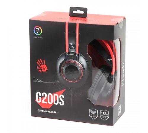 Наушники A4Tech Bloody G200S Black+Red Наушники A4Tech Bloody G200S Black+Red