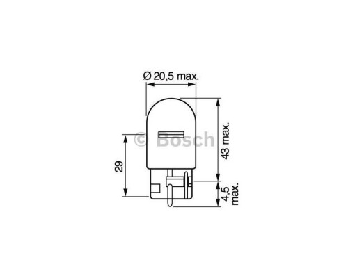 Автолампа Bosch 21W (1 987 302 251) Автолампа Bosch 21W (1 987 302 251)