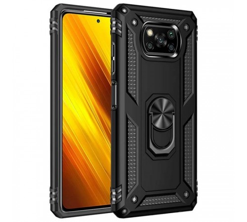 Чохол до мобільного телефона BeCover Military Poco X3 Black (705643) Чохол до мобільного телефона BeCover Military Poco X3 Black (705643)