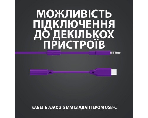 Наушники Logitech G333 Purple (981-000936) Наушники Logitech G333 Purple (981-000936)