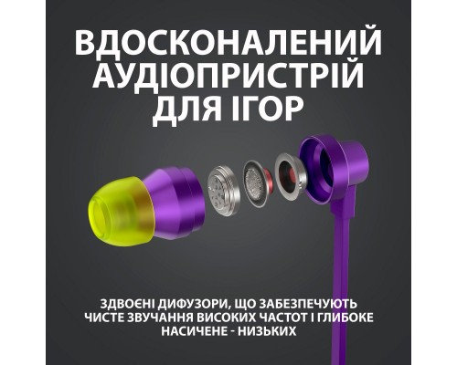 Наушники Logitech G333 Purple (981-000936) Наушники Logitech G333 Purple (981-000936)