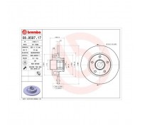 Гальмівний диск Brembo 08.9597.17