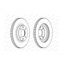Гальмівний диск FERODO DDF2327C