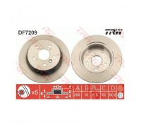 Гальмівний диск TRW DF7209