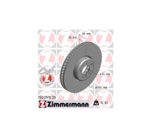 Тормозной диск ZIMMERMANN 150.2915.20