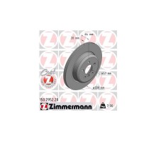 Тормозной диск ZIMMERMANN 150.2952.20
