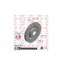 Гальмівний диск ZIMMERMANN 400.3649.52