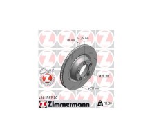Тормозной диск ZIMMERMANN 460.1587.20