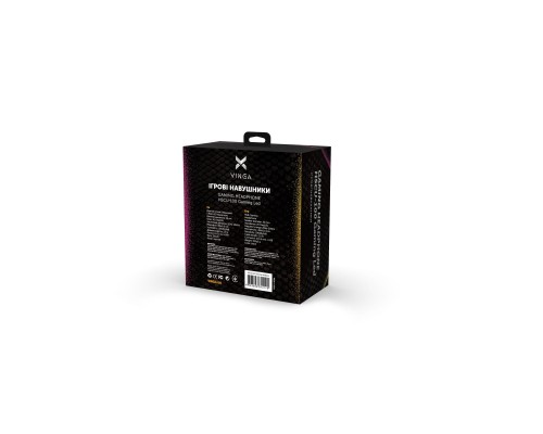 Наушники Vinga HSCU-100 Gaming LED Black (HSCU-100) Наушники Vinga HSCU-100 Gaming LED Black (HSCU-100)