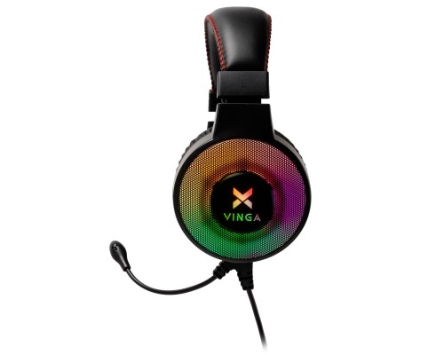 Наушники Vinga HSCU-100 Gaming LED Black (HSCU-100) Наушники Vinga HSCU-100 Gaming LED Black (HSCU-100)