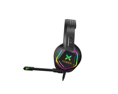 Наушники Vinga HSCU-160 Gaming LED Black (HSCU-160) Наушники Vinga HSCU-160 Gaming LED Black (HSCU-160)