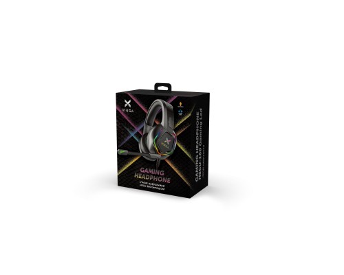 Наушники Vinga HSCU-160 Gaming LED Black (HSCU-160) Наушники Vinga HSCU-160 Gaming LED Black (HSCU-160)