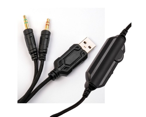 Наушники Vinga HSCU-160 Gaming LED Black (HSCU-160) Наушники Vinga HSCU-160 Gaming LED Black (HSCU-160)